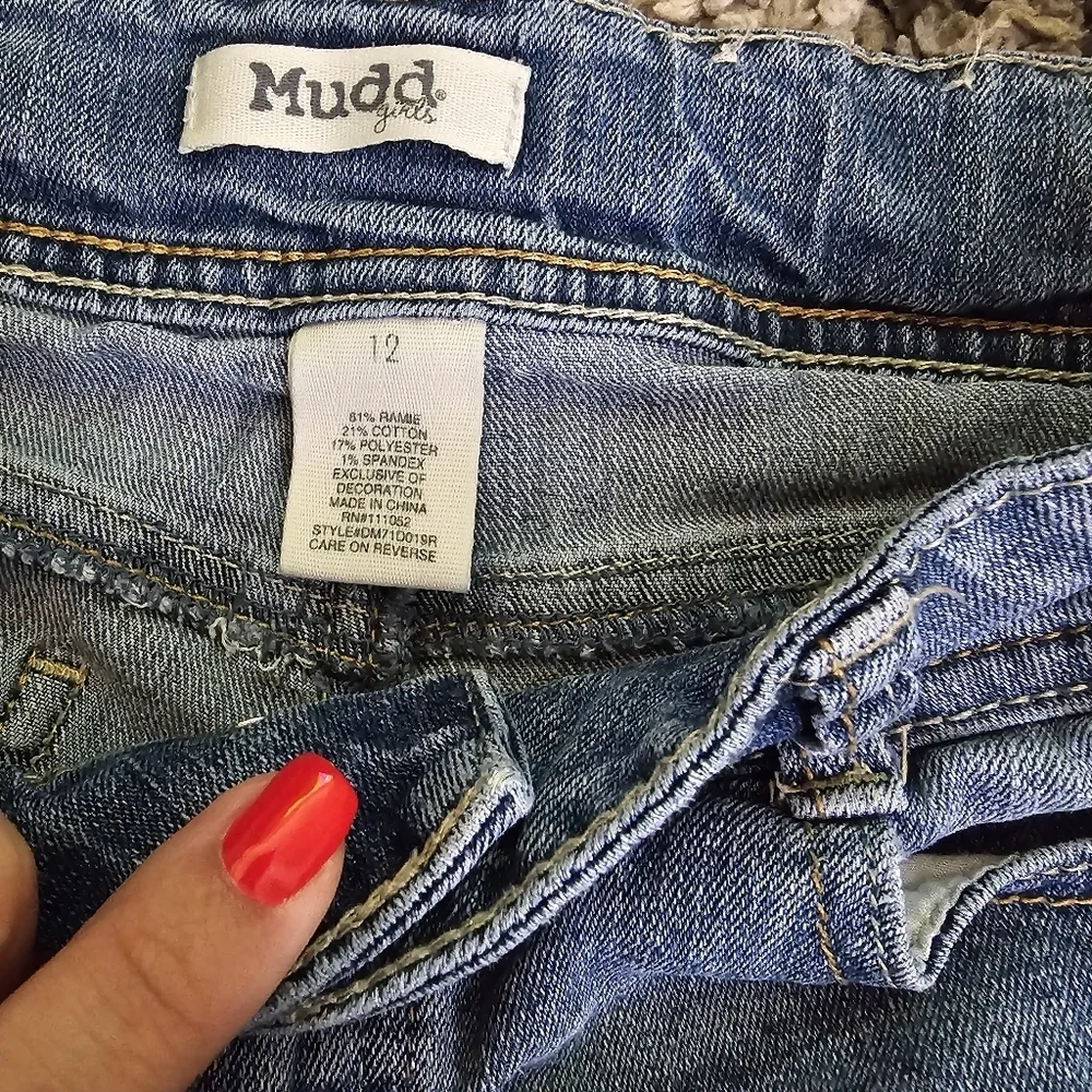 Girls Mudd Denim Jeans Size 12 Large